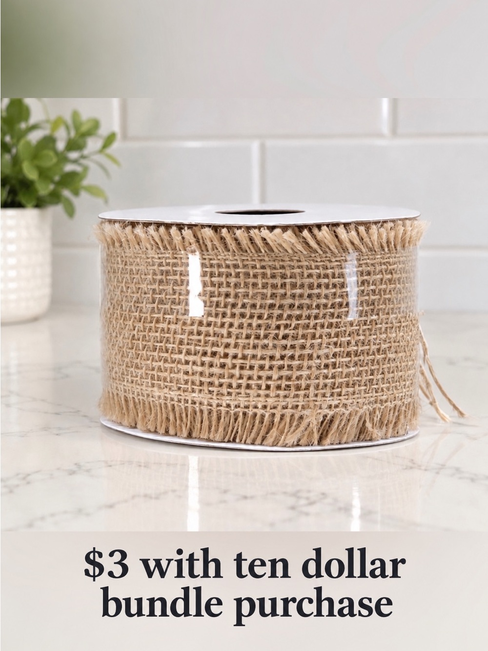 Celebrate It Burlap Ribbon